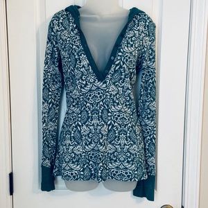 Maurices Teal Thermal Long Sleeve